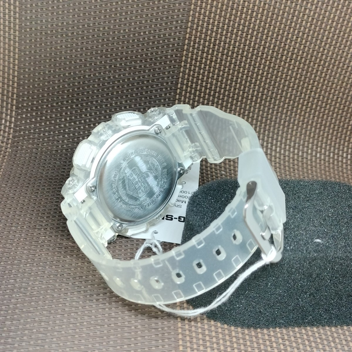 Casio G-Shock GMA-S120SG-7A Translucent Band Gold Analog Digital