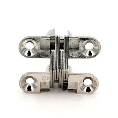 2Pcs Invisible Cross Hinge Hidden Concealed Cabinet Cupboard Door Wooden Boxes - Picture 12 of 14