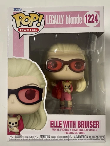 Funko Pop! Movies Elle Woods W/ Bruiser The Chihuahua #1224 Legally Blonde 2022