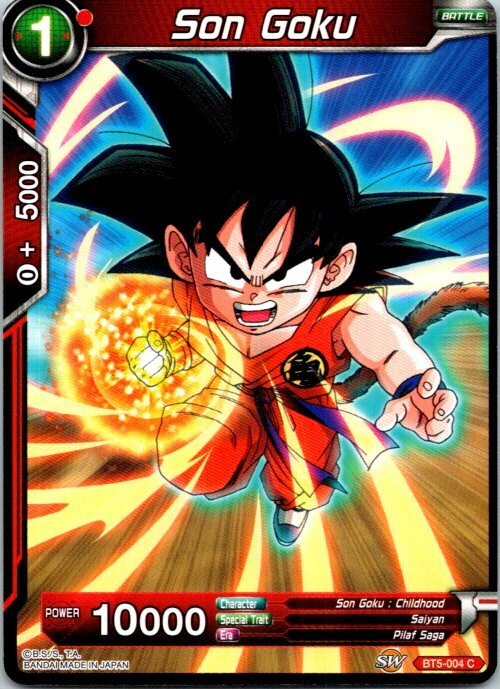 Son Goku BT5-004 C Dragon Ball Super Card TCG X1 | eBay
