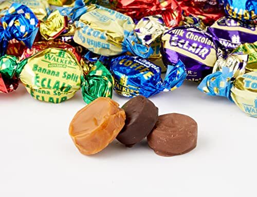 Assorted Toffees & Chocolate Eclairs | Contains English