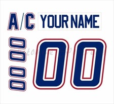 Hamilton Bulldogs Customized Number Kit For 2006-2016 White Uniform