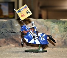 ANI WORLD ART FIGURE  K-76  54MM KNIGHT WITH BANNER