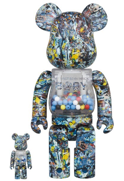 MY FIRST BE@RBRICK 400% & 100% B@BY Jackson Pollock Studio MY FIRST BE@RBRICK 400% & 100% B@BY Jackson Pollock Studio
