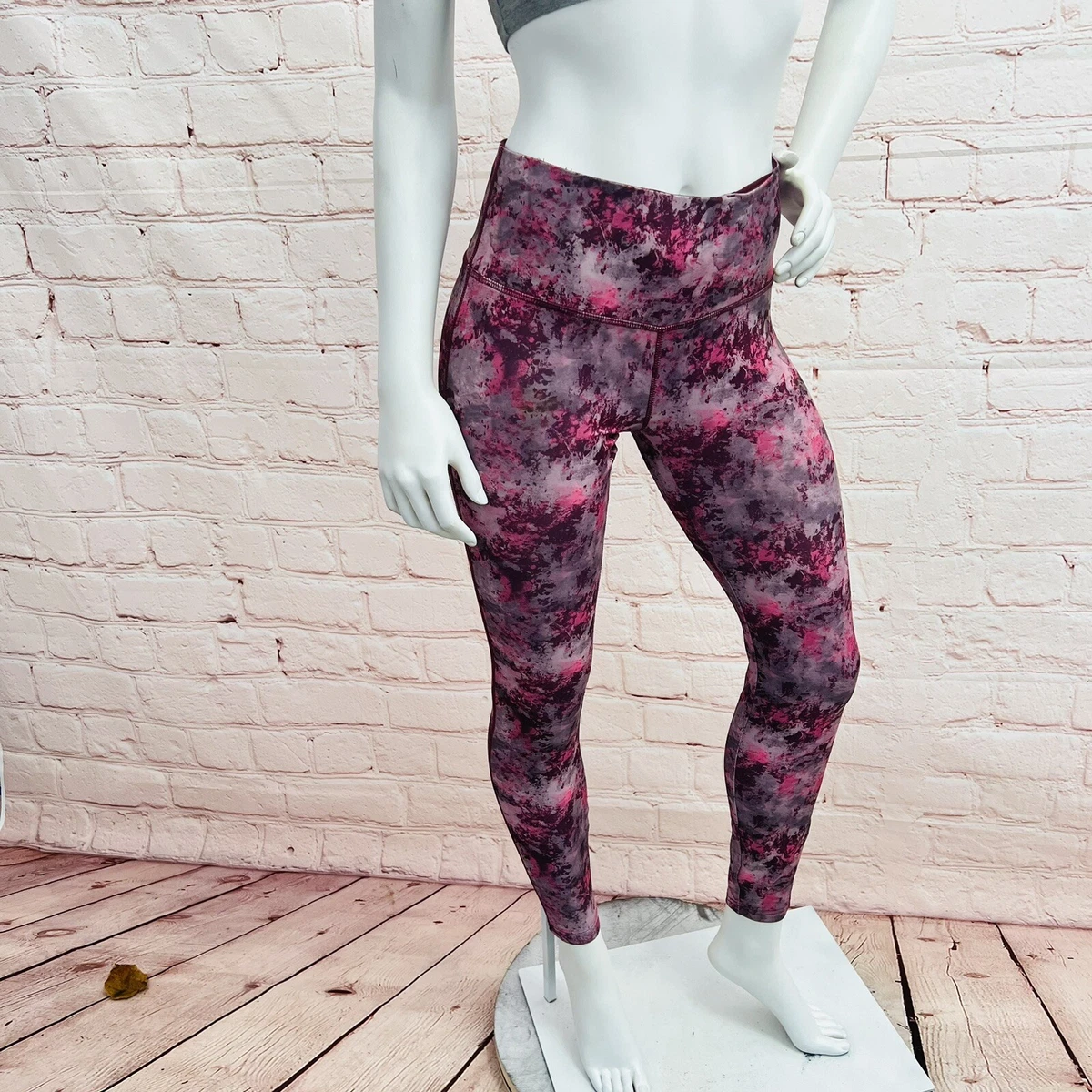 New Crivit Pink and Grey legging size S 4/6