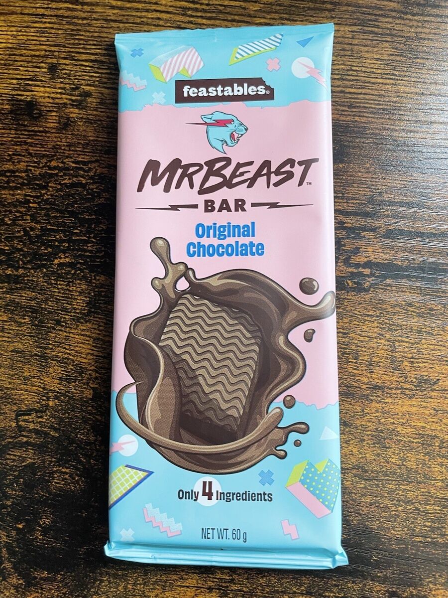 Feastables Mr Beast Bar Original Chocolate 60g (1 Per Customer