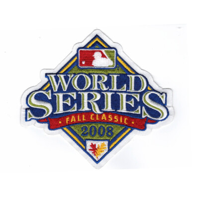 Philadelphia Phillies vs Tampa Bay Rays 2008 World Series Jersey Sleeve Patch
