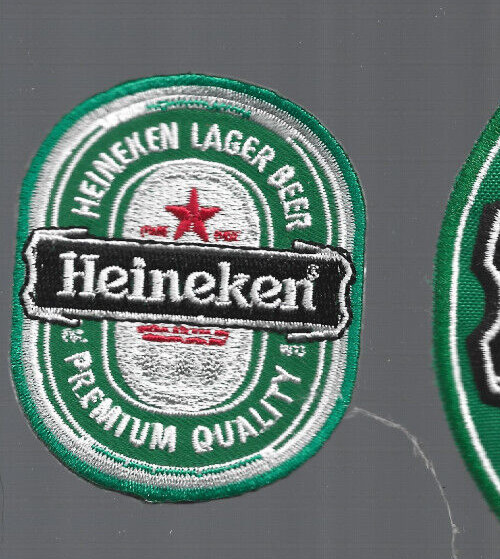 NEW 2.5 X 3 inch Heineken Keg Beer IRON ON PATCH FREE SHIPPING