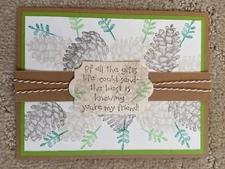 Painted Season friend thank you birthday cheer card kit of 10 made w/ Stampin Up