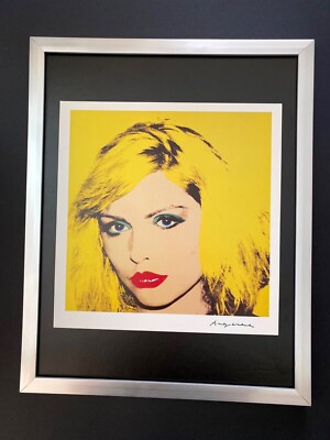 Andy Warhol | Vintage 1984 Debbie Harry Print Signed Framed $ ONLY  1 LEFT