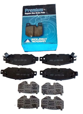 Disc Brake Pad Set OE Premium Organic Rear BECK/ARNLEY 082-1496 (Made in Canada)