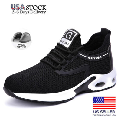 Safety Shoes Men Work Sneakers Indestructible Steel Toe Shoes Protective Boots