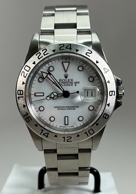 Rolex Explorer II 16570 White Dial 