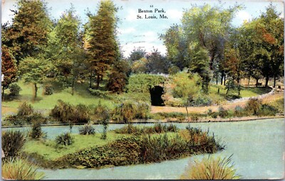 Grotto, Benton Park, St. Louis, Missouri - 1910 Posted Divided Back Postcard