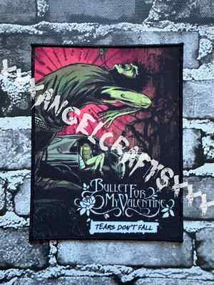 SMALL SEW ON PRINTED PATCH BATTLE JACKET 10.5 x 13.5cm ~ BULLET FOR MY VALENTINE