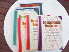 1929-1931 BOOKBINDING MAGAZINE, 6 ISSUES, Vintage Book Binders Trade Journal