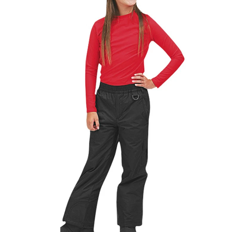 Pantalones de nieve Sport Essentials para niños cargo pantalones de esquí para niños negros -14 #5477 Foto 3 de 3