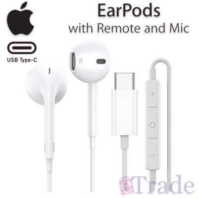 GENUINE NEW Apple Type C USB C Earphones Headphones