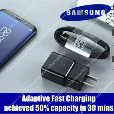 Fast Wall Charger Type-C Cable For Samsung Galaxy S10 Note10 S8 S9 Plus Google