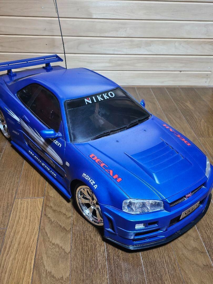 NIKKO Giant RC Car RC 1/5 Skyline GTR R34 RARE | eBay