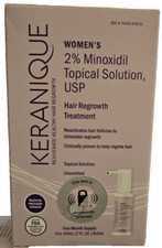Keranique Womens Hair Regrowth Treatment 2 Minoxidil Topical Solution SEALED