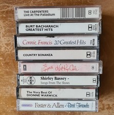 Cassette Tapes: Easy Listening/Oldies - Various Artists, bundle of 8, untested