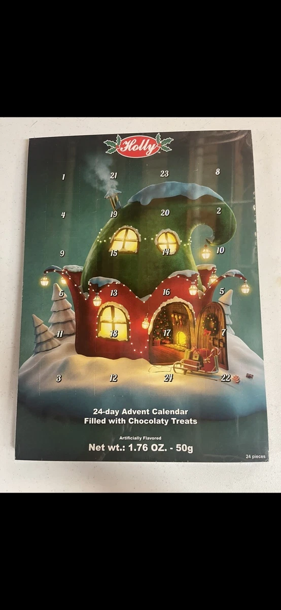 Holly 24 Day Advent Calendar Filled With Chocolaty Treats New SKU GT | eBay