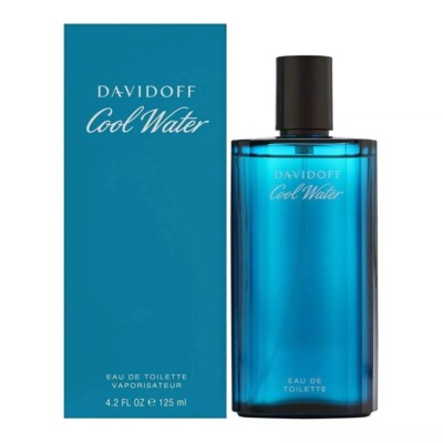 DAVIDOFF Cool Water for Men Cologne 4.2 oz 125 ml Eau De Toilette Spray NEW