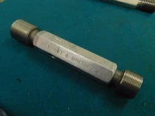 Pratt & Whitney Go and No Go Thread Plug Gage Set 1.0"-20 UNEF-2B