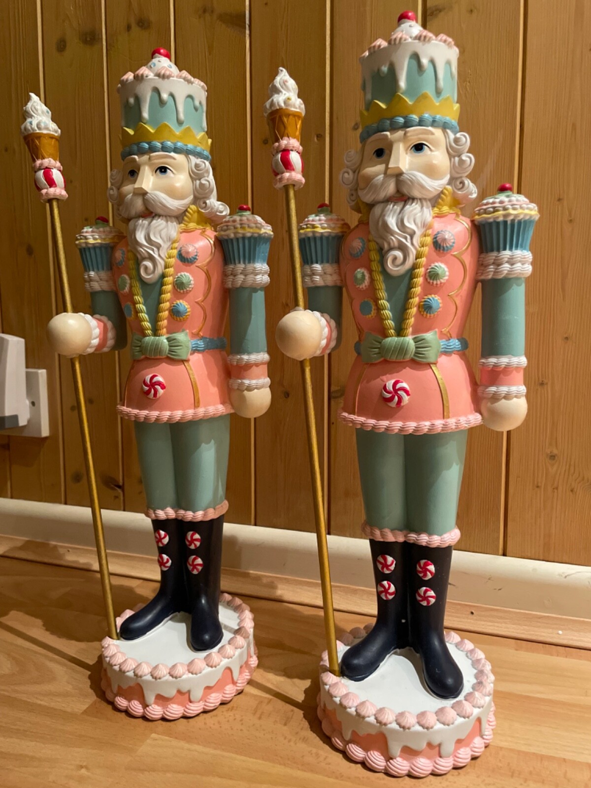 Tkmaxx Homesense Beautiful Christmas Pastel Nutcracker Ornaments New