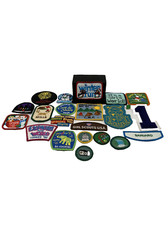 Vintage Mixed Lot Of 21 Girl Scouts Badges  Patches 1980s  1990s