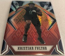 2020 Phoenix Football Kristian Fulton Tennessee Titans Fire Burst Rookie #169