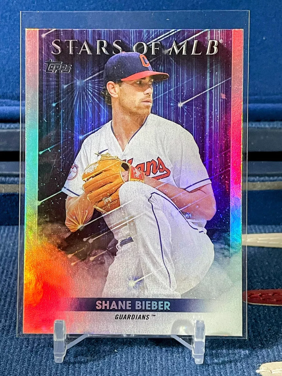 2022 Topps Series 1 City Flag Patch Shane Bieber #CFP-SB Cleveland Guardians