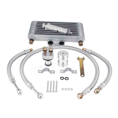Motorcycle Engine Aluminum Oil Cooler Cooling Radiator For 50cc-300cc Dirt Bike - Picture 8 of 9