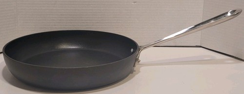 All-Clad Black Hard Anodized Nonstick 3 pc. Fry Pan Cookware Set 8/10/12" EUC - Picture 11 of 23