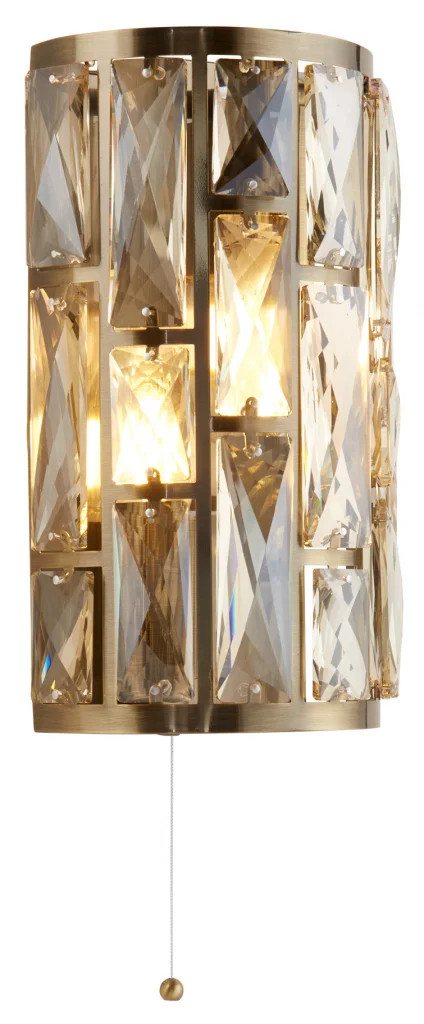 Wall Light Brass Bijou 2 Antique Searchlight 6582-2AB