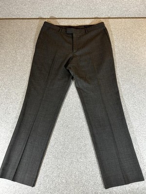 banana republic wool dress slim fit pants Banana Republic Dress Pants Mens Wool Slim Fit W36 L30