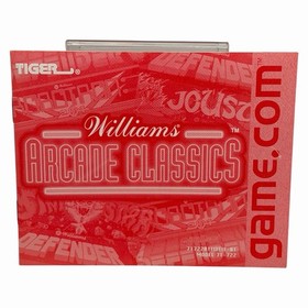 Tiger Game.com 1997 WILLIAMS ARCADE CLASSICS Cartridge 71-722 Box Manual TESTED
