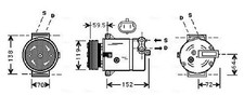 Klimaanlagen – Kompressor R 134a PAG 46 OLAK279 AVA QUALITY COOLING