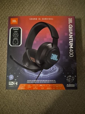 JBL Quantum 400 Wired Over-ear Gaming Headset - Black