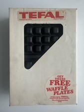 Vintage Tefal Waffle Plates for Sandwich Maker