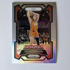 2024 Panini Prizm Monopoly WNBA - Veronica Burton #1 Silver Prizm