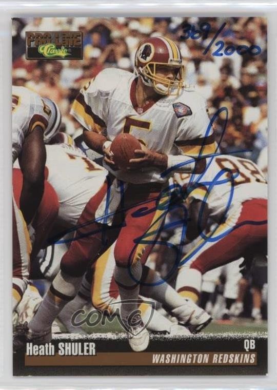 1995 Classic Pro Line 369/2000 Heath Shuler Auto 7eo