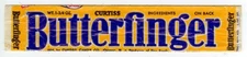 1940s Curtiss Butterfinger candy bar wrapper - 1-3/4 oz - Chicago Illinois