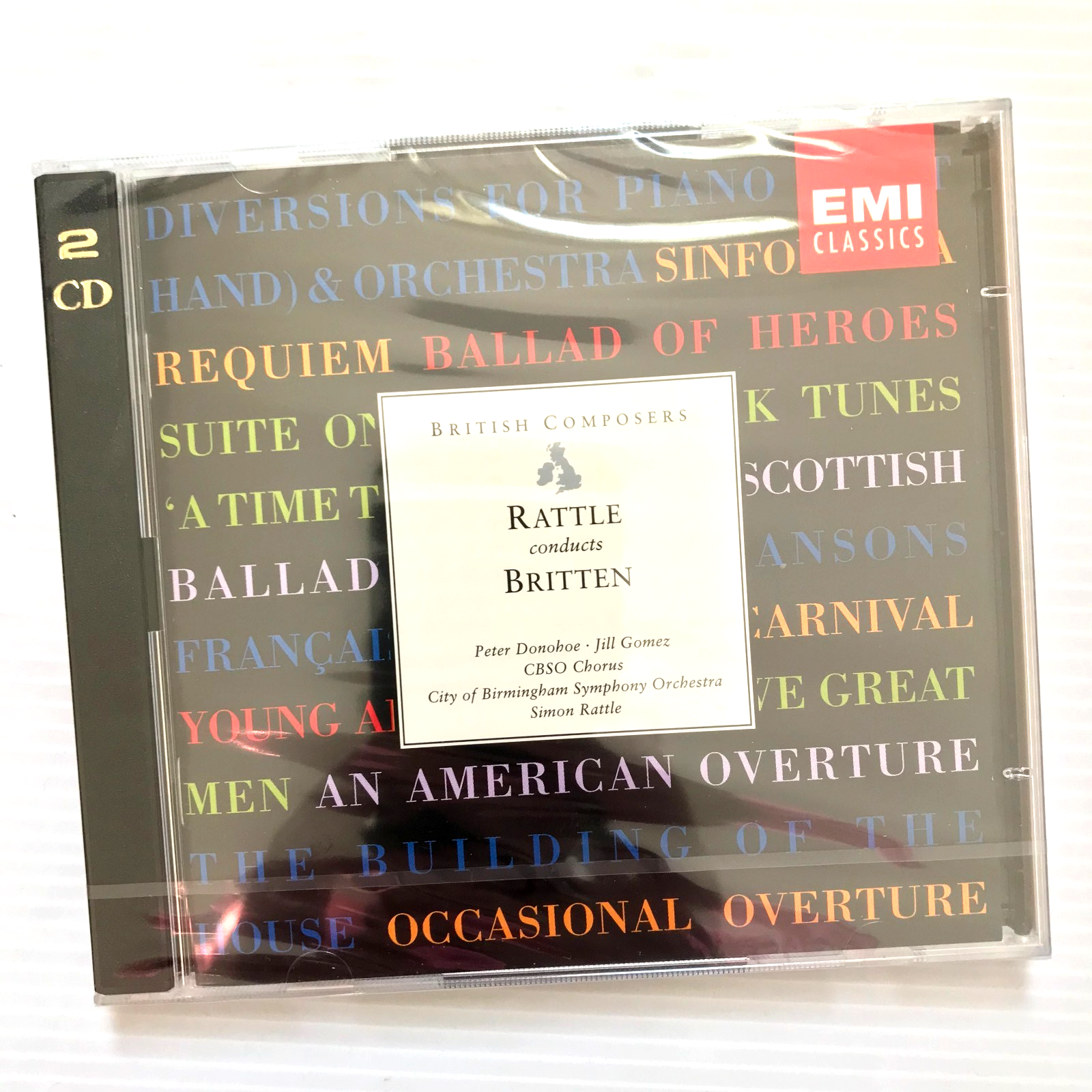 Simon Rattle Conducts Benjamin Britten - 2CD  EMI Classics Diversions For Piano