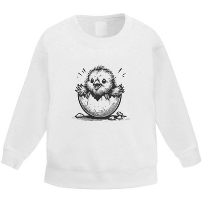 'Baby Chick Hatching' Kid's Sweatshirt / Sweater / Jumper (KW051166)