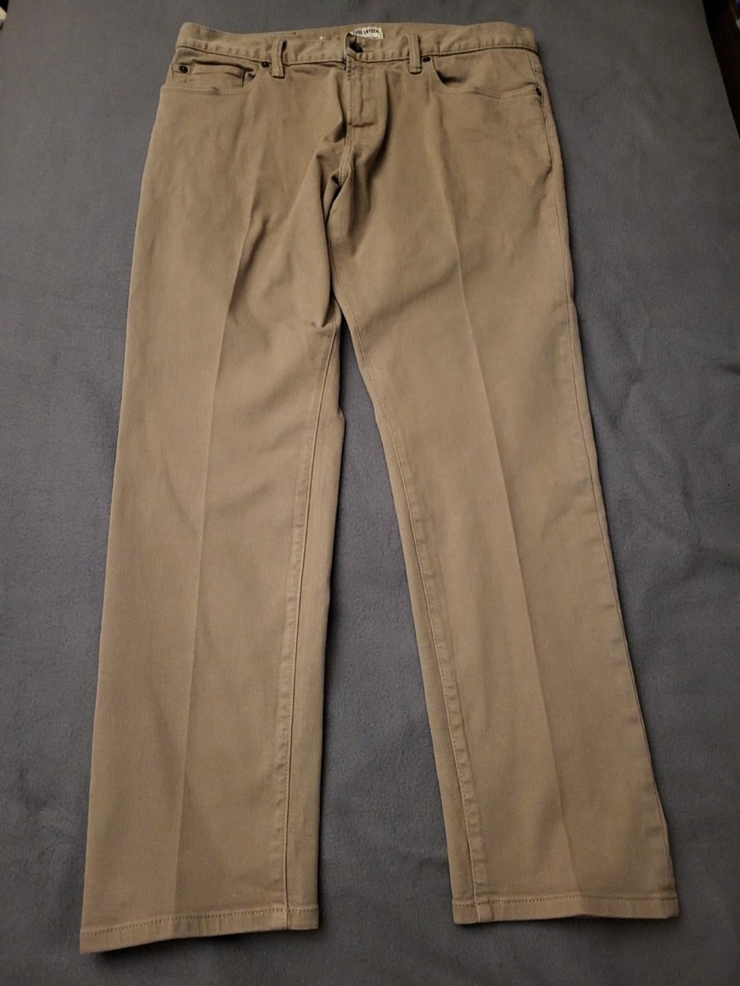 Todd Snyder Pants Mens 34x30 Beige Stretch 5-Pocket Chino Straight Leg Casual