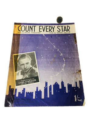 Noten Count Every Star Cyril Stapleton Papers Vintage ra
