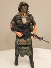 GI JOE 101st Airborne Paratrooper 12" Action Figure Hasbro 2002 no parachute