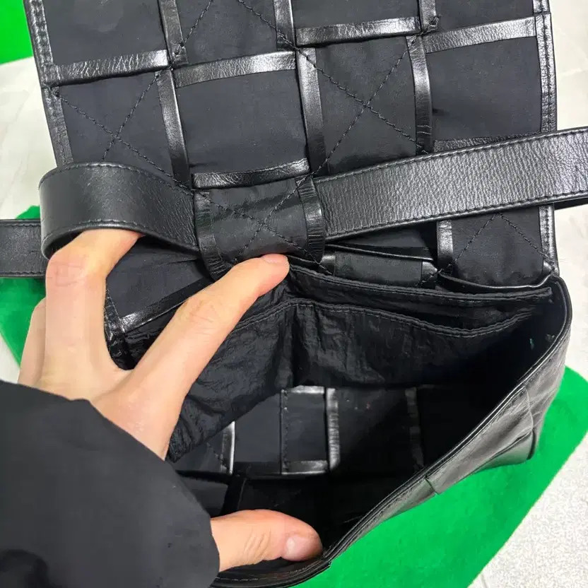 Bottega Veneta Mini Cassette Bag, Black, Authentic thumbnail 8